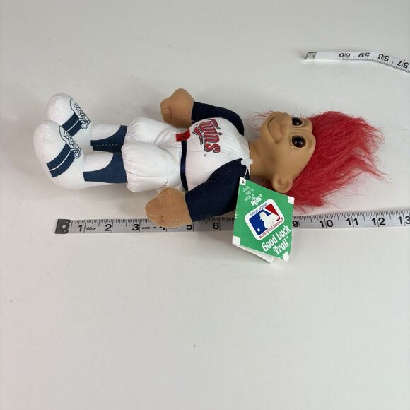 Vintage Minnesota Twins Good Luck Troll 12”, 1991 Russ, Soft Body With Tags - Picture 6 of 6